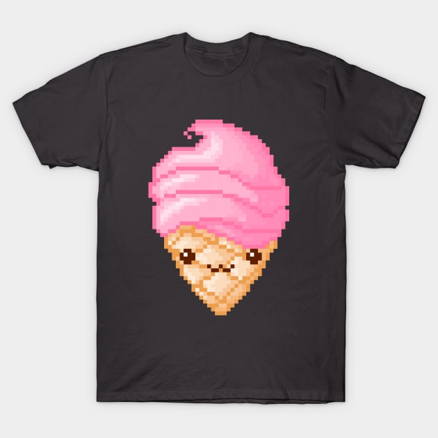 Pixel Ice Cream T-Shirt by Eiskafe